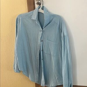 Light Blue Button-Up Shirt